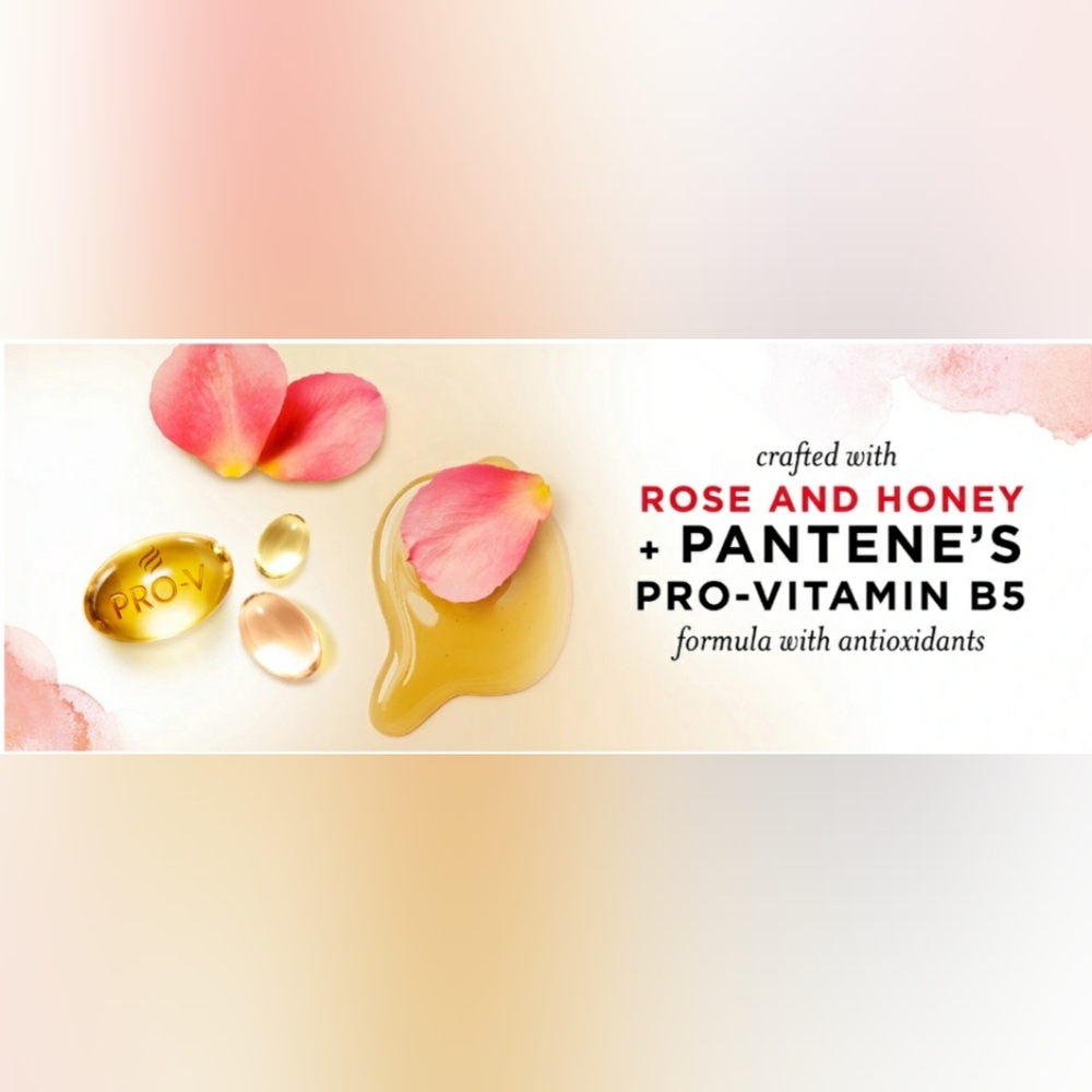 Pantene Essential Botanicals Moroccan Rose & Manuka Honey Shampoo + Conditioner - Picture 8 of 12